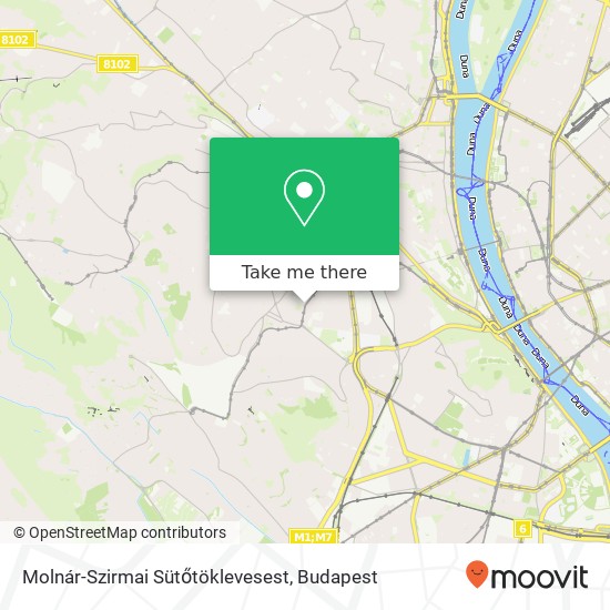 Molnár-Szirmai Sütőtöklevesest map