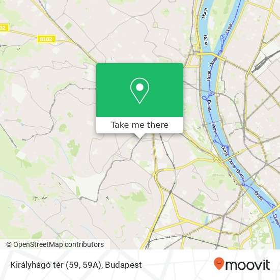 Királyhágó tér (59, 59A) map
