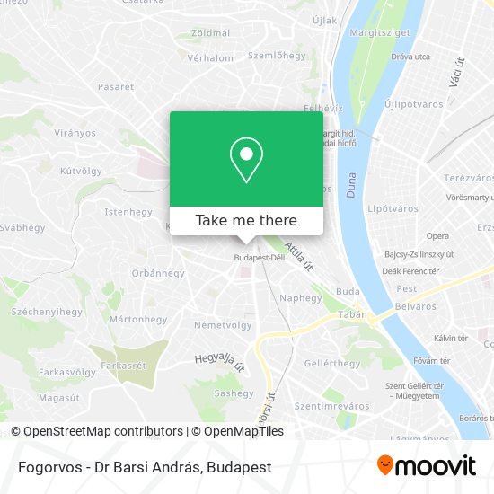 Fogorvos - Dr Barsi András map