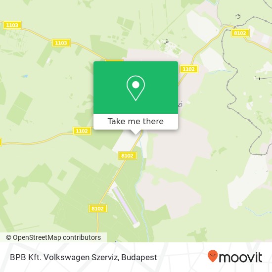 BPB Kft. Volkswagen Szerviz map