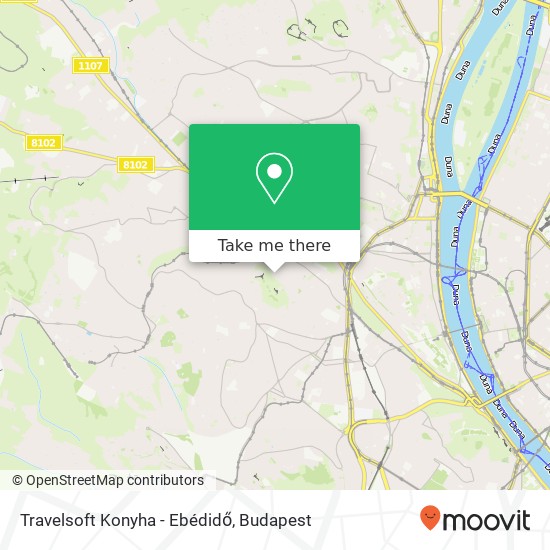 Travelsoft Konyha - Ebédidő map
