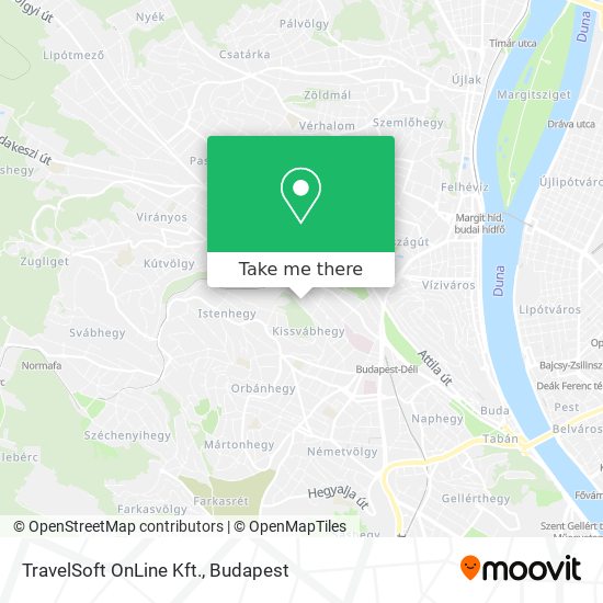 TravelSoft OnLine Kft. map