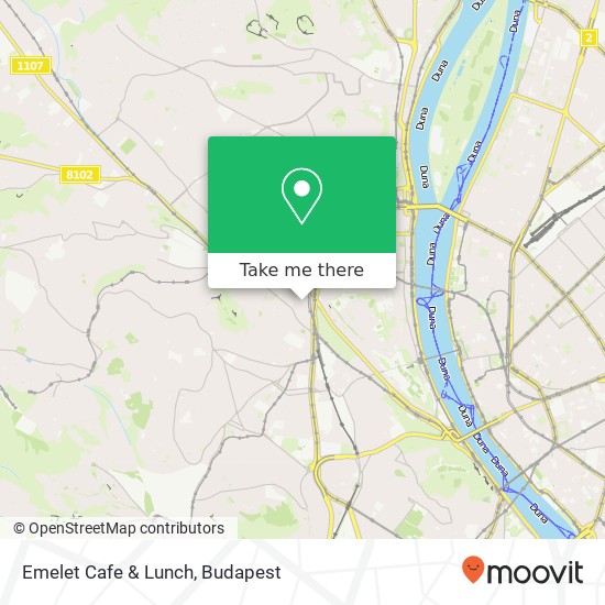 Emelet Cafe & Lunch map