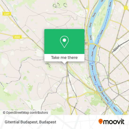 Gitential Budapest map