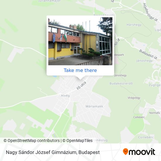 Nagy Sándor József Gimnázium map