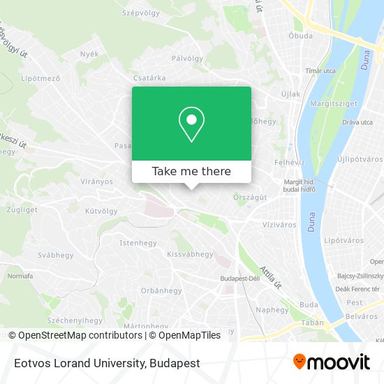 Eotvos Lorand University map