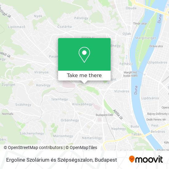 Ergoline Szolárium és Szépségszalon map