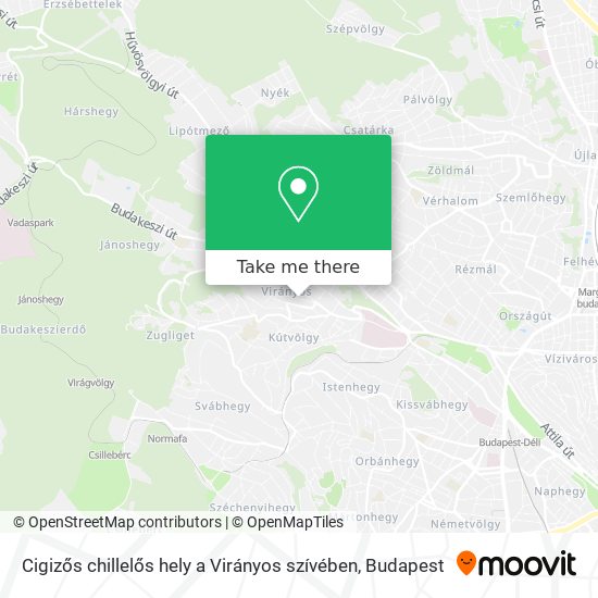 Cigizős chillelős hely a Virányos szívében map