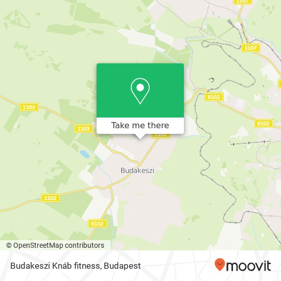 Budakeszi Knáb fitness map