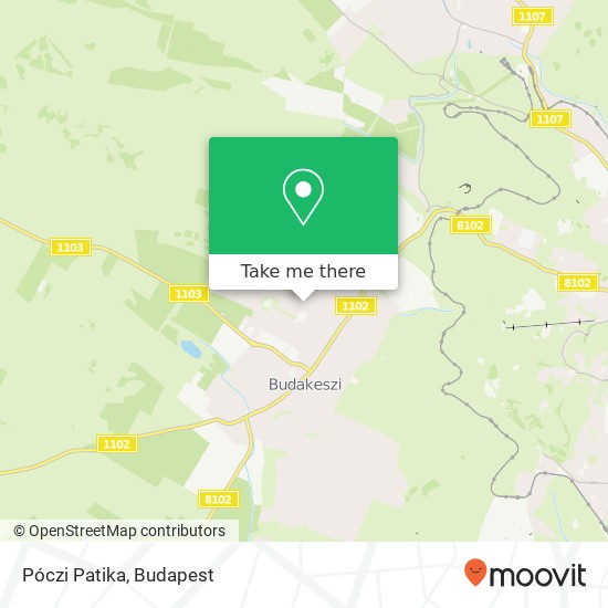 Póczi Patika map