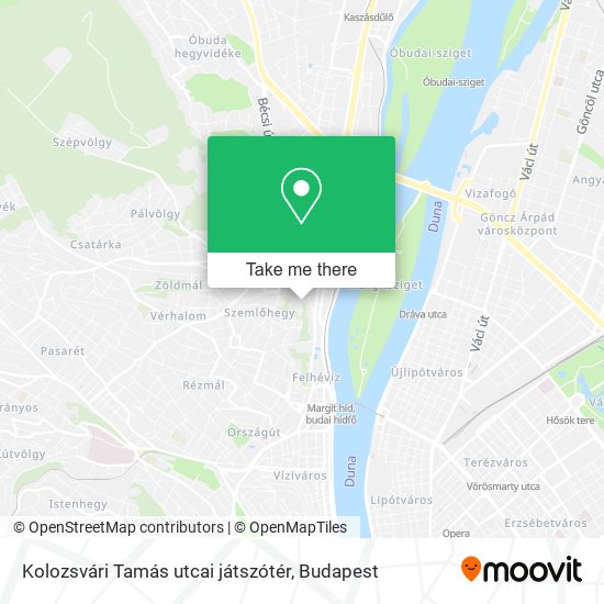 Kolozsvári Tamás utcai játszótér map