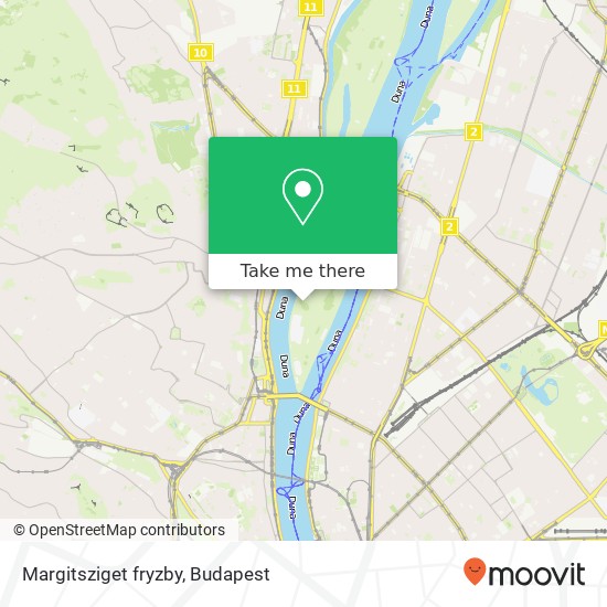 Margitsziget fryzby map