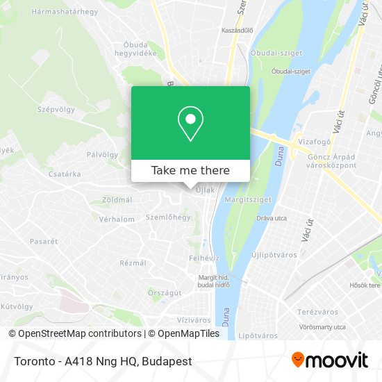 Toronto - A418 Nng HQ map