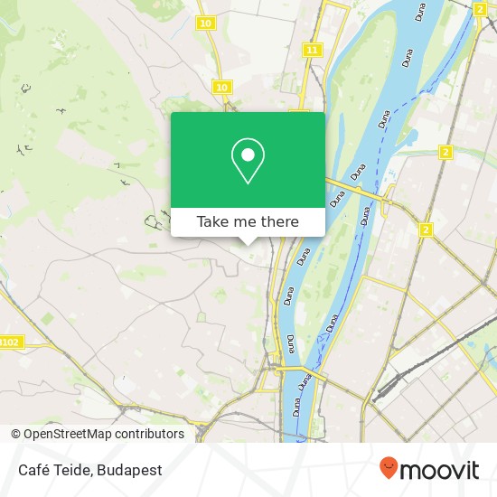 Café Teide map