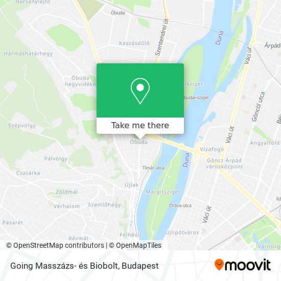 Going Masszázs- és Biobolt map