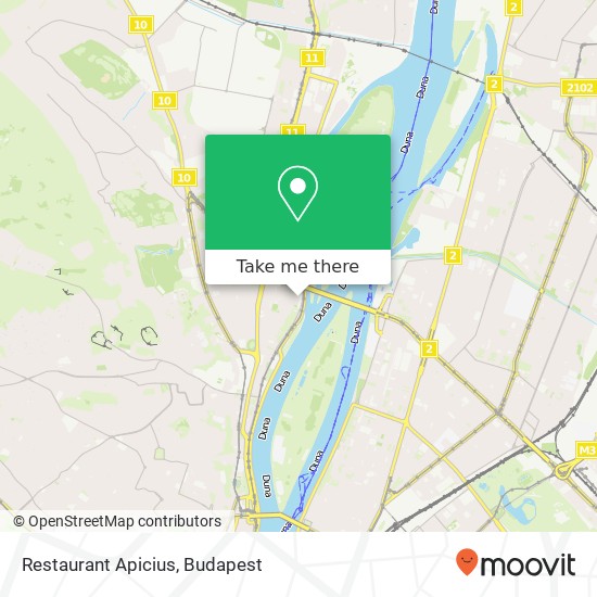 Restaurant Apicius map