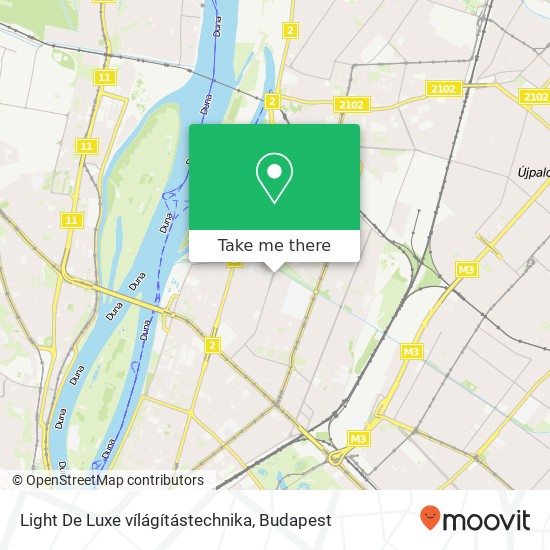 Light De Luxe vílágítástechnika map