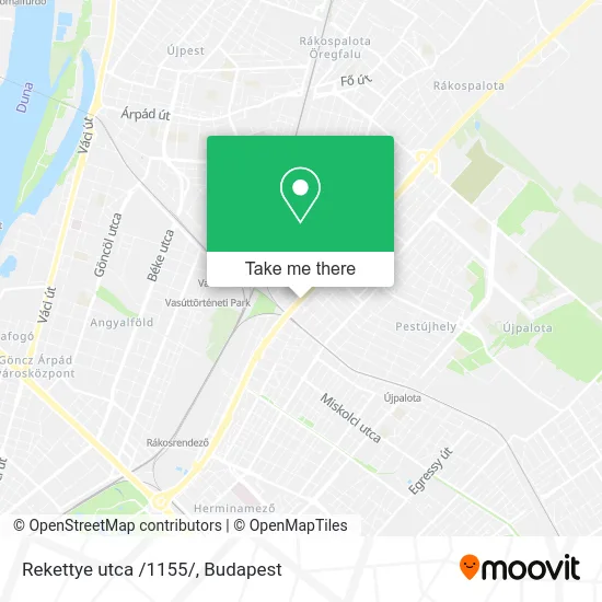 Rekettye utca /1155/ map