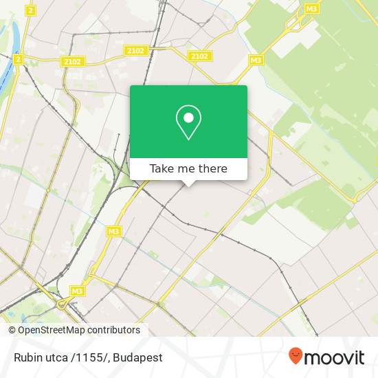 Rubin utca /1155/ map