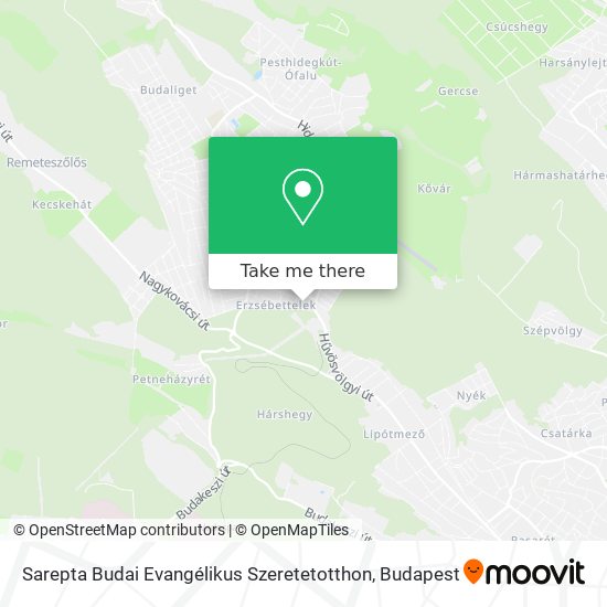 Sarepta Budai Evangélikus Szeretetotthon map
