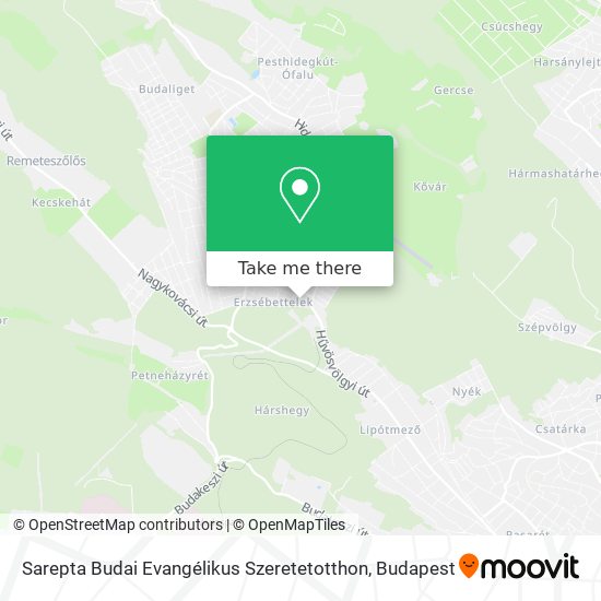 Sarepta Budai Evangélikus Szeretetotthon map