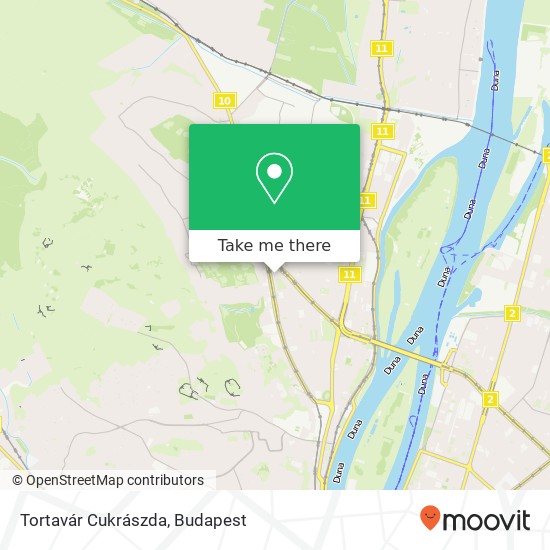 Tortavár Cukrászda map