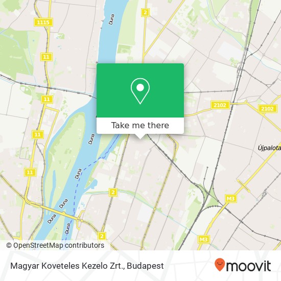 Magyar Koveteles Kezelo Zrt. map