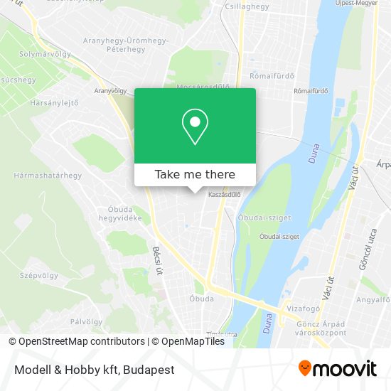 Modell & Hobby kft map