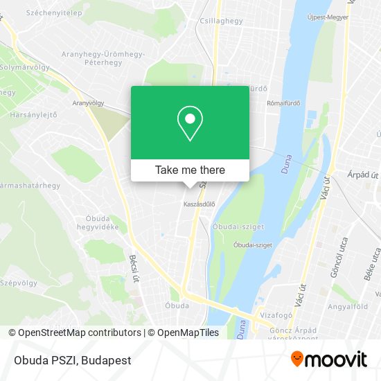 Obuda PSZI map