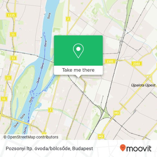 Pozsonyi ltp. óvoda/bölcsőde map
