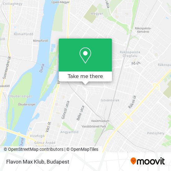 Flavon Max Klub map
