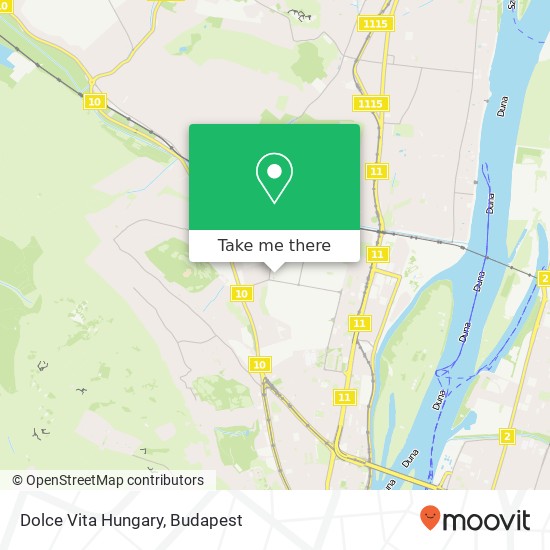 Dolce Vita Hungary map