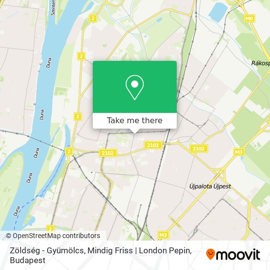 Zöldség - Gyümölcs, Mindig Friss | London Pepin map