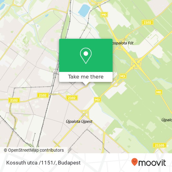 Kossuth utca /1151/ map