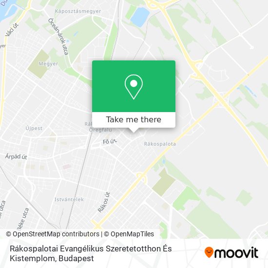 Rákospalotai Evangélikus Szeretetotthon És Kistemplom map