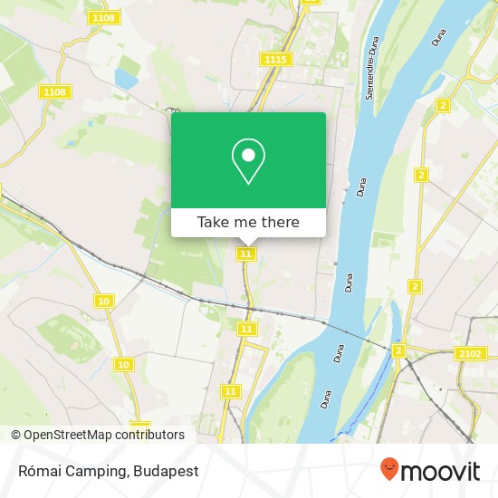 Római Camping map