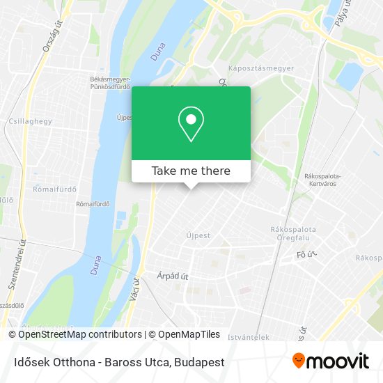 Idősek Otthona - Baross Utca map