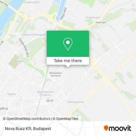 Nova Busz Kft map