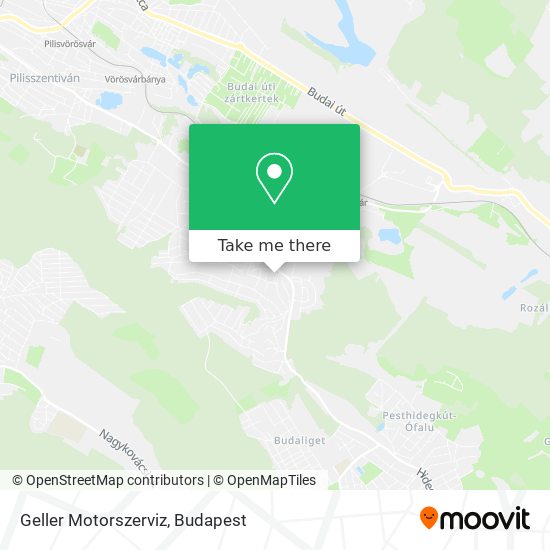 Geller Motorszerviz map