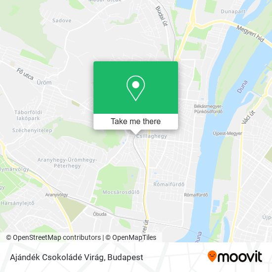 Ajándék Csokoládé Virág map