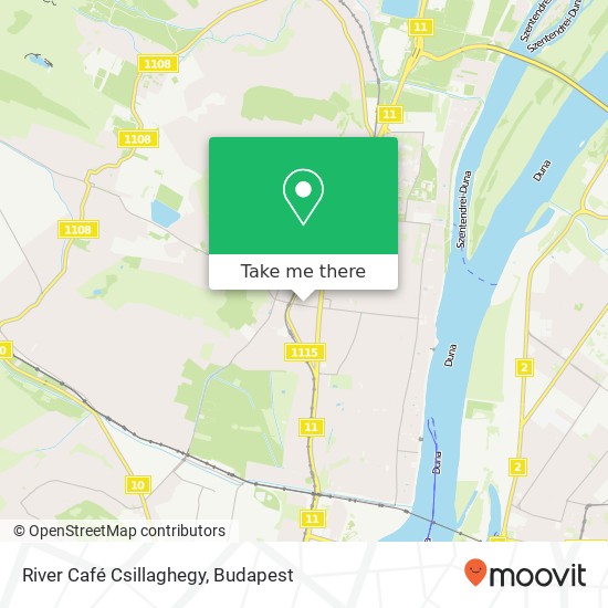 River Café Csillaghegy map