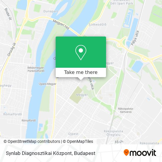 Synlab Diagnosztikai Központ map