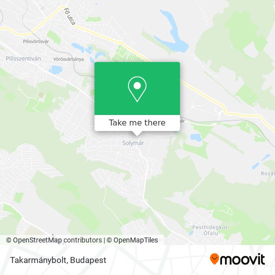 Takarmánybolt map