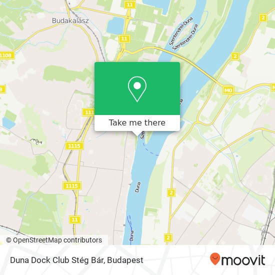 Duna Dock Club Stég Bár map