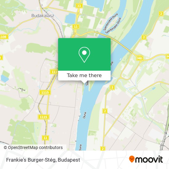 Frankie's Burger-Stég map
