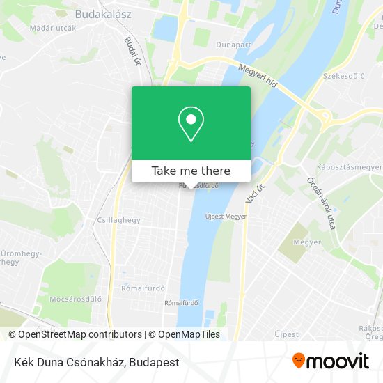 Kék Duna Csónakház map