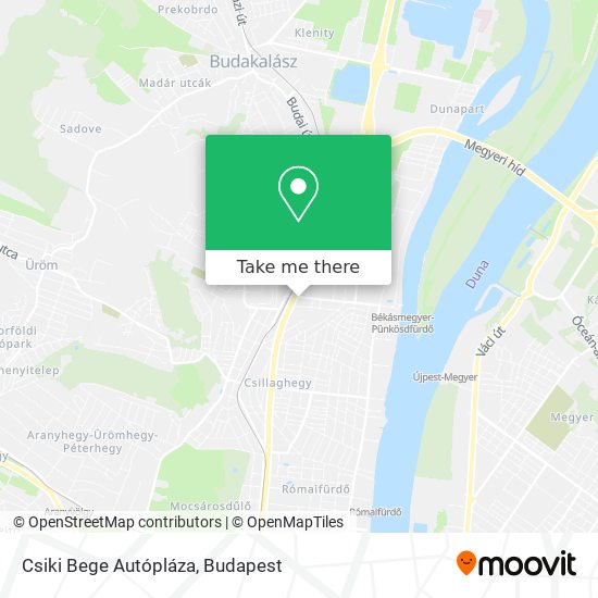 Csiki Bege Autópláza map