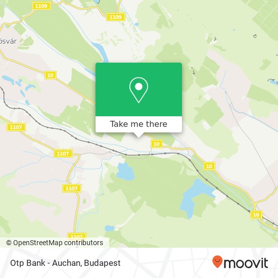 Otp Bank - Auchan map