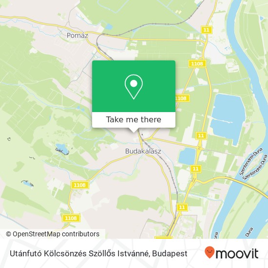 Utánfutó Kölcsönzés Szöllős Istvánné map