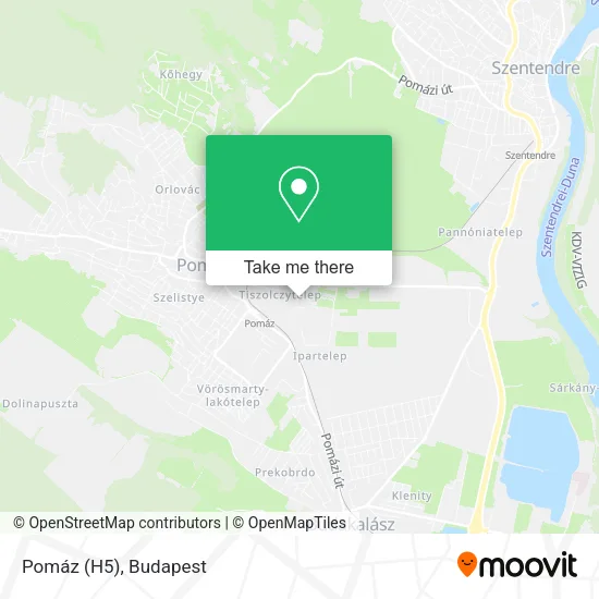Pomáz (H5) map